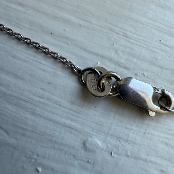 Roberto Coin 18K White Gold Diamond Heart Necklace - Picture 6 of 7